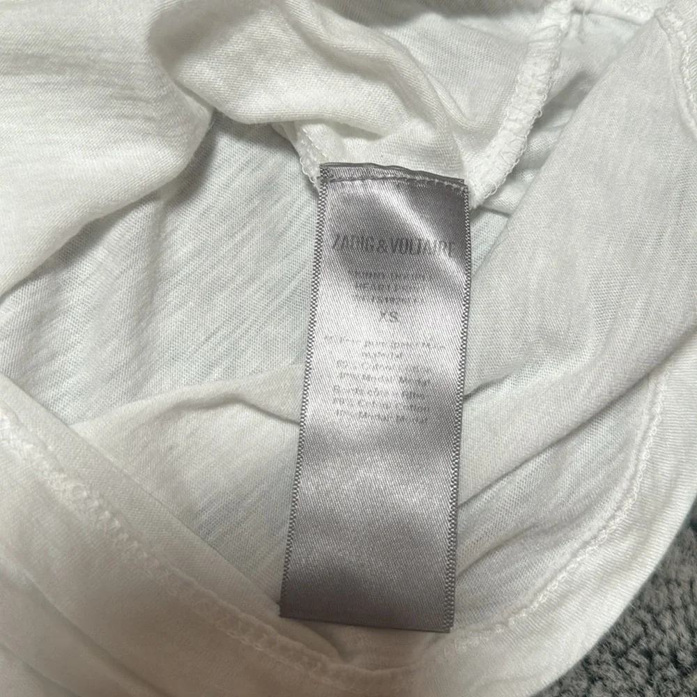 Zadig & Voltaire Skinny Je T’aime T-Shirt - Picture 7 of 7